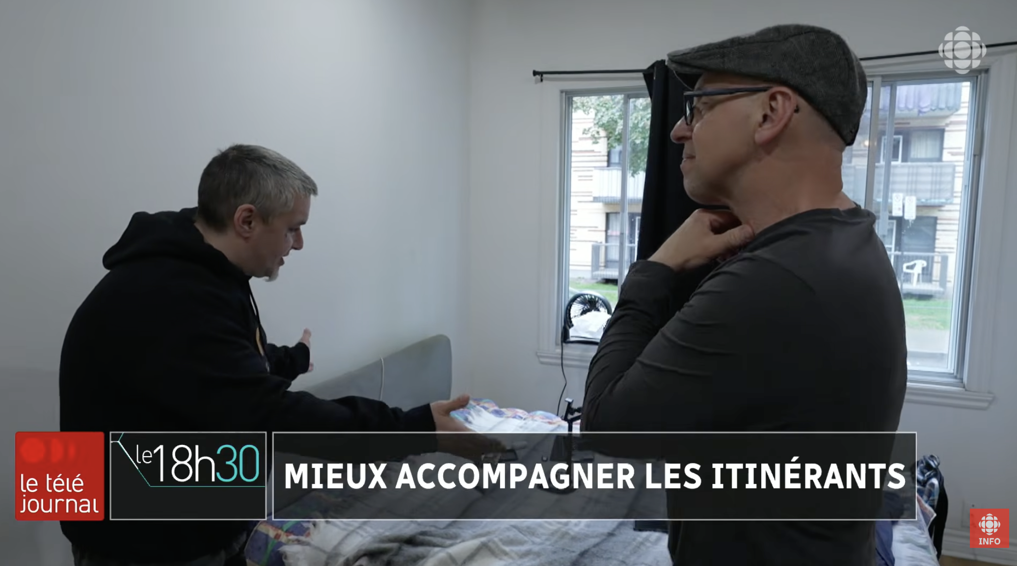 Un nouveau programme facilite la transition vers un logement pour les itinérants, Radio-Canada Info